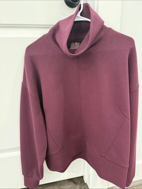 CALIA by Carrie Underwood Plum Cowl Neck Sweater